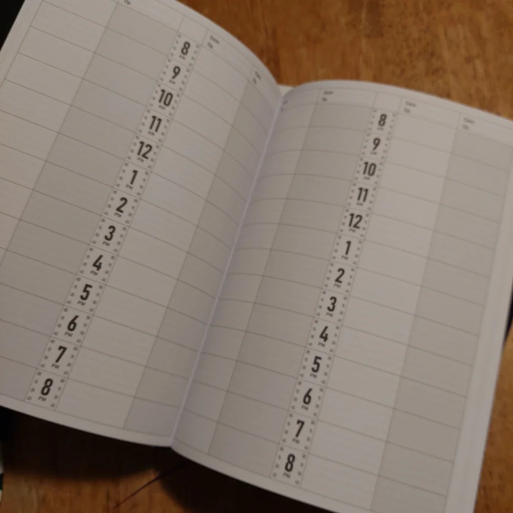 Purple GoGirl Salon Appointment Book